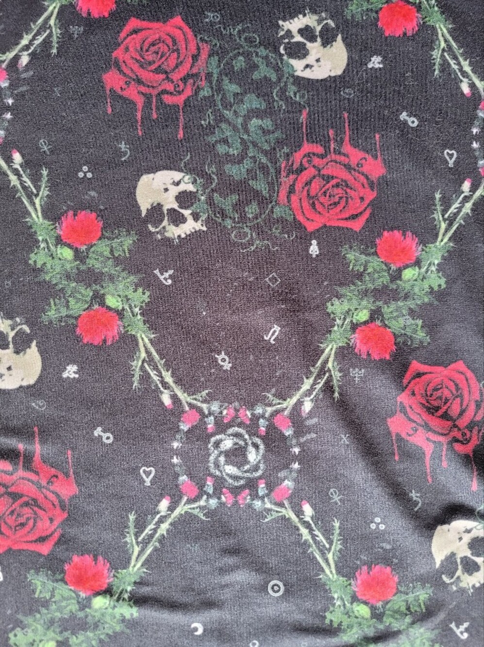 Jawbreaker Skulls And Roses Cami Dress, VGUC, Size S - Picture 8 of 10